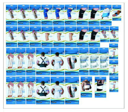 Picture of Orthopedic Planogram Sport-Aid™ 3 Foot Wall X 54 Inch HeightMMS34 UN