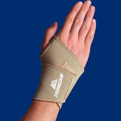 Picture of Wrist Support Thermoskin® Wraparound Trioxon® Advantage / S-Stretch Core Left or Right Hand Beige Large / X-LargeA61528