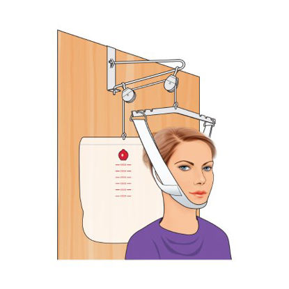 Picture of Overdoor Cervical Traction Set Cotton / Nylon / Polyester / Steel One Size Fits Most6060-R