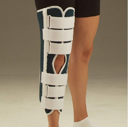 Picture of Knee Immobilizer DeRoyal® Large Hook and Loop Closure 16 Inch Length Left or Right Knee4461-04