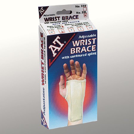 Picture of Wrist Brace AT® Glove Style Metal / Neoprene Left Hand Black SmallM-33L-SM