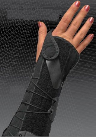 Picture of Wrist Support eZY WRAP® Sidewinder™ Standard Felt Left Hand Black One Size Fits Most11355-00