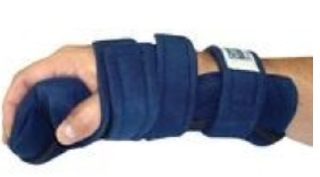 Picture of Hand / Thumb Orthosis ComfySplints™ Foam / Velour Left or Right Hand Navy Blue Medium081566819