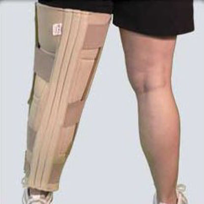 Picture of Knee Immobilizer Ezy Wrap® Hook and Loop Closure 20 Inch Length Left or Right Knee01259-B-20-S-GEL