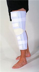 Picture of Knee Immobilizer AliMed® One Size Fits Most Hook and Loop Closure 16 Inch Length Left or Right Knee60142