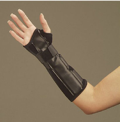 Picture of Wrist / Forearm Brace DeRoyal® Foam / Tricot Liner Right Hand Black MediumBF5002-03