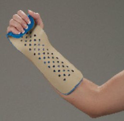 Picture of Colles' Wrist / Hand Splint Aluminum / Foam Right Hand Beige / Blue One Size Fits Most11703