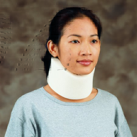 Picture of Cervical Collar DeRoyal® Low Contoured / Medium-Firm Density Adult Medium One-Piece 3-1/2 Inch Height 18 Inch Length1050-22