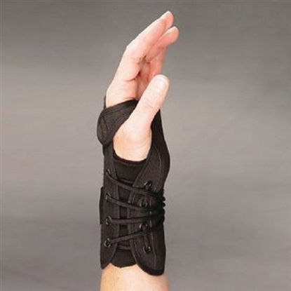 Picture of Wrist Brace Sammons Preston® Aluminum / Flannel Left Hand Black Medium081571884