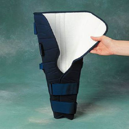 Picture of Knee Immobilizer Rolyan® 2X-Large Hook and Loop Closure 23 to 25 Inch Circumference Short, 20 Inch Left or Right KneeA404208