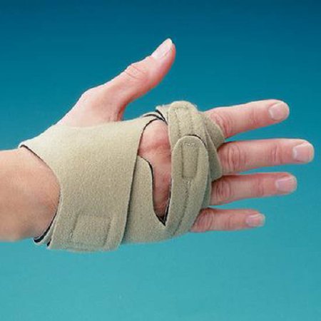 Picture of Hand-Based In-Line Splint Rolyan® Neoprene Left Hand Beige SmallA679113