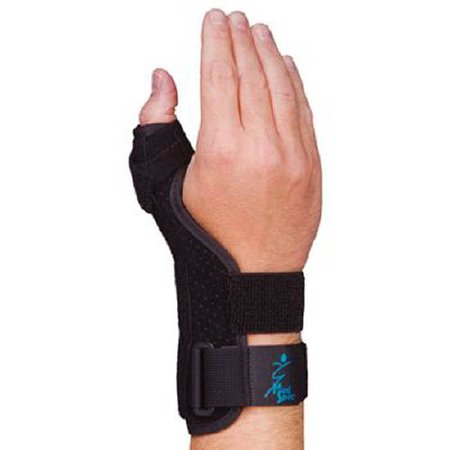 Picture of Thumb Support Adult One Size Fits Most Hook and Loop Strap Closure Left Hand Black56298701