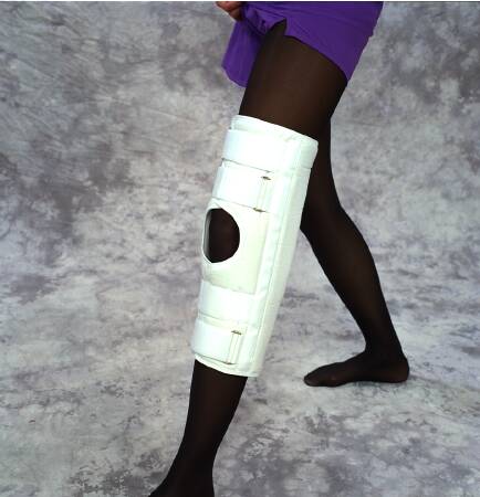Picture of Knee Immobilizer X-Large Hook and Loop Closure 24 Inch Length3224 WHI XL