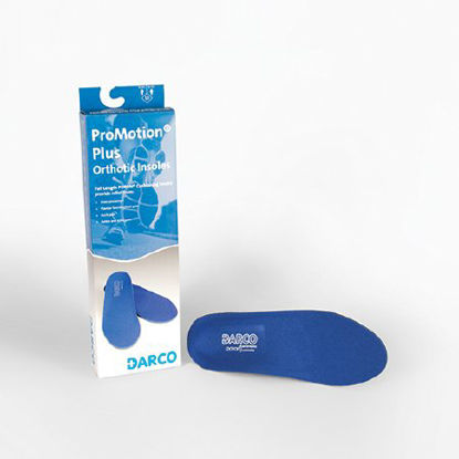 Picture of DARCO ProMotion® Plus Orthotic Insole Size 10 Polyester / Polypropylene / EVA / PORON® Foam Black / Blue Male 10 to 10-1/2 / Female 12 to 12-1/2PMP10