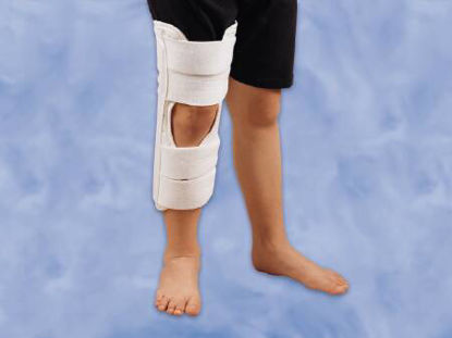 Picture of NonHinged Knee Immobilizer Stat™ Pediatric Medium Hook and Loop Closure 8 to 12 Inch Circumference 8 Inch Length Left or Right Knee7064-02
