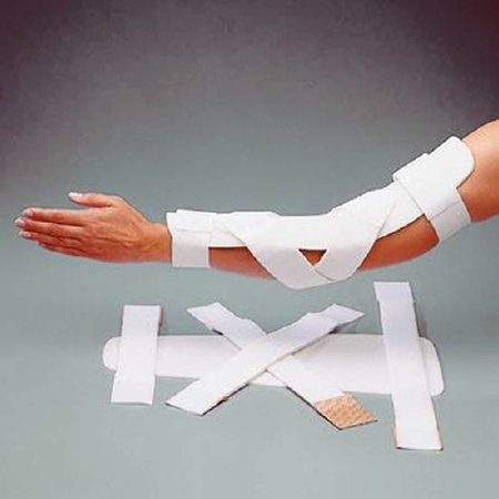 Picture of Elbow Splint Rolyan® Aquaplast®-T One Size Fits Most Strap Left or Right Elbow 1/8 InchA517002