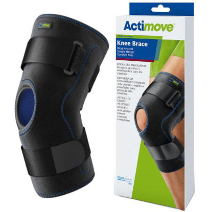 Picture of Knee Brace Actimove® Sports Edition 2X-Large D-Ring / Hook and Loop Strap Closure 22 to 24 Inch Thigh Circumference Left or Right Knee7550015