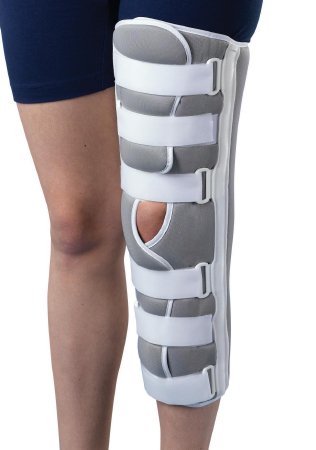 Picture of Knee Immobilizer Medium Loop Lock Closure 16 Inch Length Left or Right KneeORT2440016M