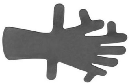 Picture of Surgical Hand Immobilizer Malleable Lead Left or Right Hand Gray LargeOS5003