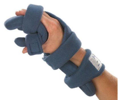 Picture of Resting Hand Splint SoftPro™ Functional Fabric Right Hand Blue Small52377/NA/NA/RS