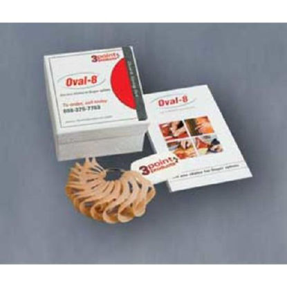 Picture of Finger Splint Sizing Set Oval-8® Adult Assorted Sizes Pull-On Left or Right Hand Transparent51882