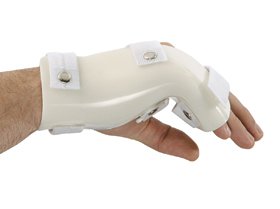 Picture of Boxer Fracture Splint with MP Flexion G-Force Plastic / Foam Right Hand White Medium52203