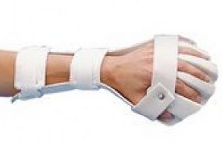 Picture of Anti-Spasticity Ball Splint Rolyan® Standard Version Preformed / Volar Side Thermoplastic Left Hand Beige MediumA41921