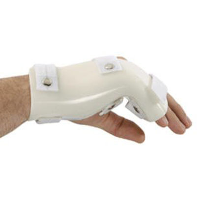 Picture of Boxer Fracture Splint with MP Flexion G-Force Plastic / Foam Left Hand White Medium52204