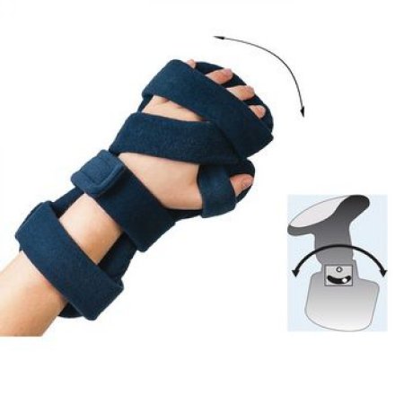 Picture of Resting Hand Splint ComfySplints™ Fabric / Metal Left Hand Blue Regular55468102