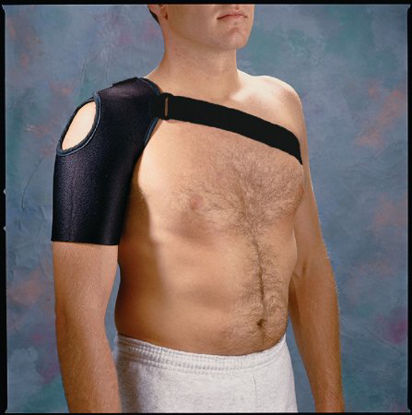 Picture of Shoulder Orthosis Rolyan® Medium Lycra / Spandex Left ShoulderA54561