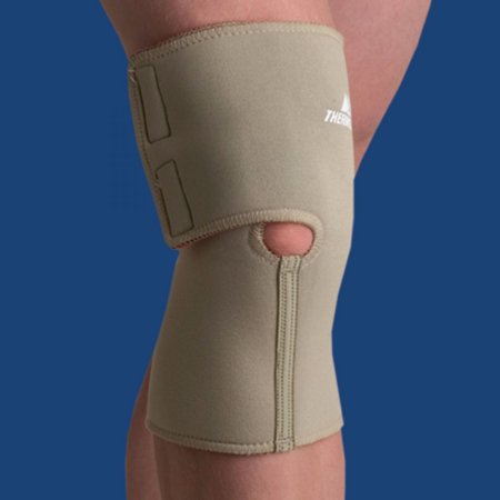 Picture of Arthritic Knee Support Thermoskin® Large Hook and Loop Closure 14-1/2 to 15-3/4 Inch Below Patella Circumference Left or Right Knee79380301