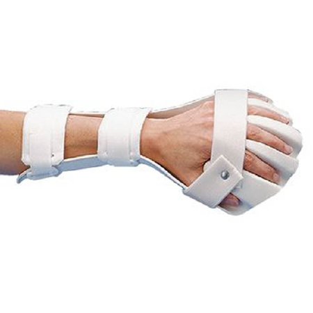 Picture of Anti-Spasticity Ball Splint Rolyan® Standard Version Preformed / Volar Side Thermoplastic Right Hand Beige MediumA41922
