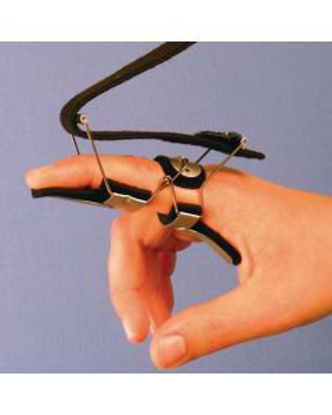 Picture of Extension Finger Splint Rolyan® Medium Hook and Loop Closure Left or Right Hand081524974