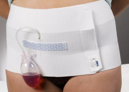 Picture of Abdominal Binder with EasyGrip™ Strip Dale® 4 Panel Hook and Loop Closure 30 to 45 Inch Waist Circumference 12 Inch Width Adult810