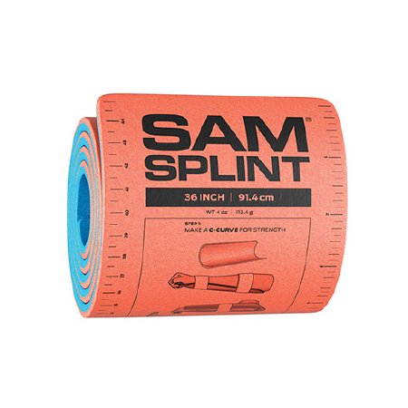 Picture of SAM® General Purpose Splint Rolled Splint Foam Orange / Blue 4-1/4 X 36 InchSP506-OB-EN